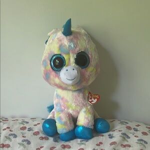 Jumbo Tie Dye Unicorn Beanie Boo